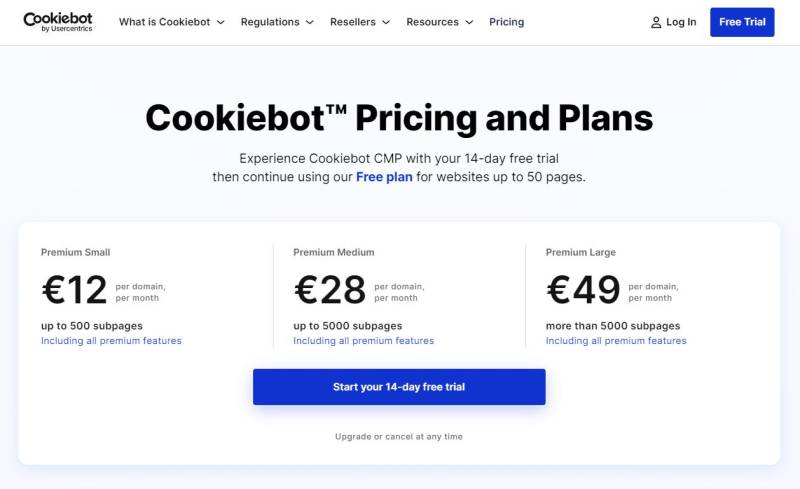 Cookiebot - Google CMP Partner