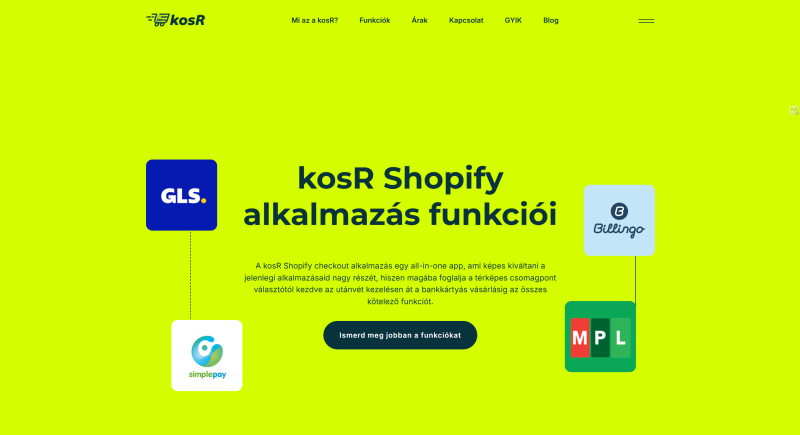 Megérkezett a kosR app