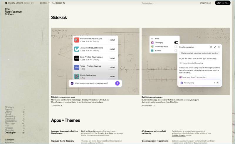 Shopify sidekick