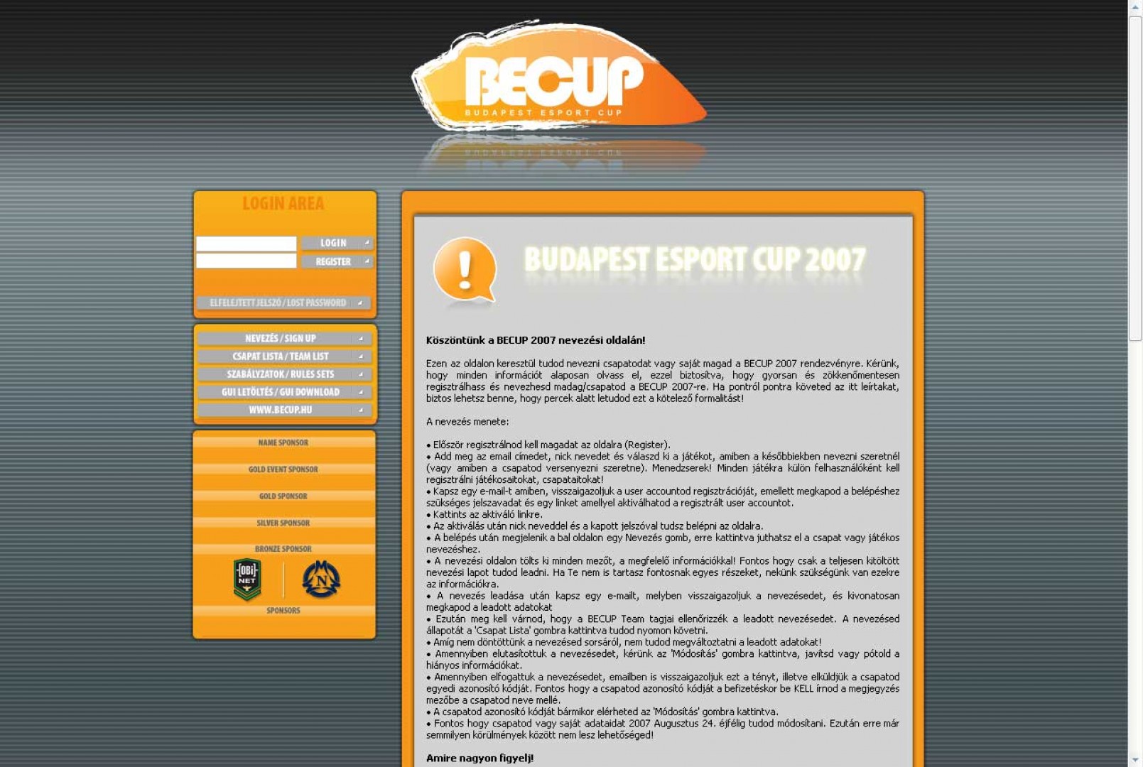 BECUP LAN