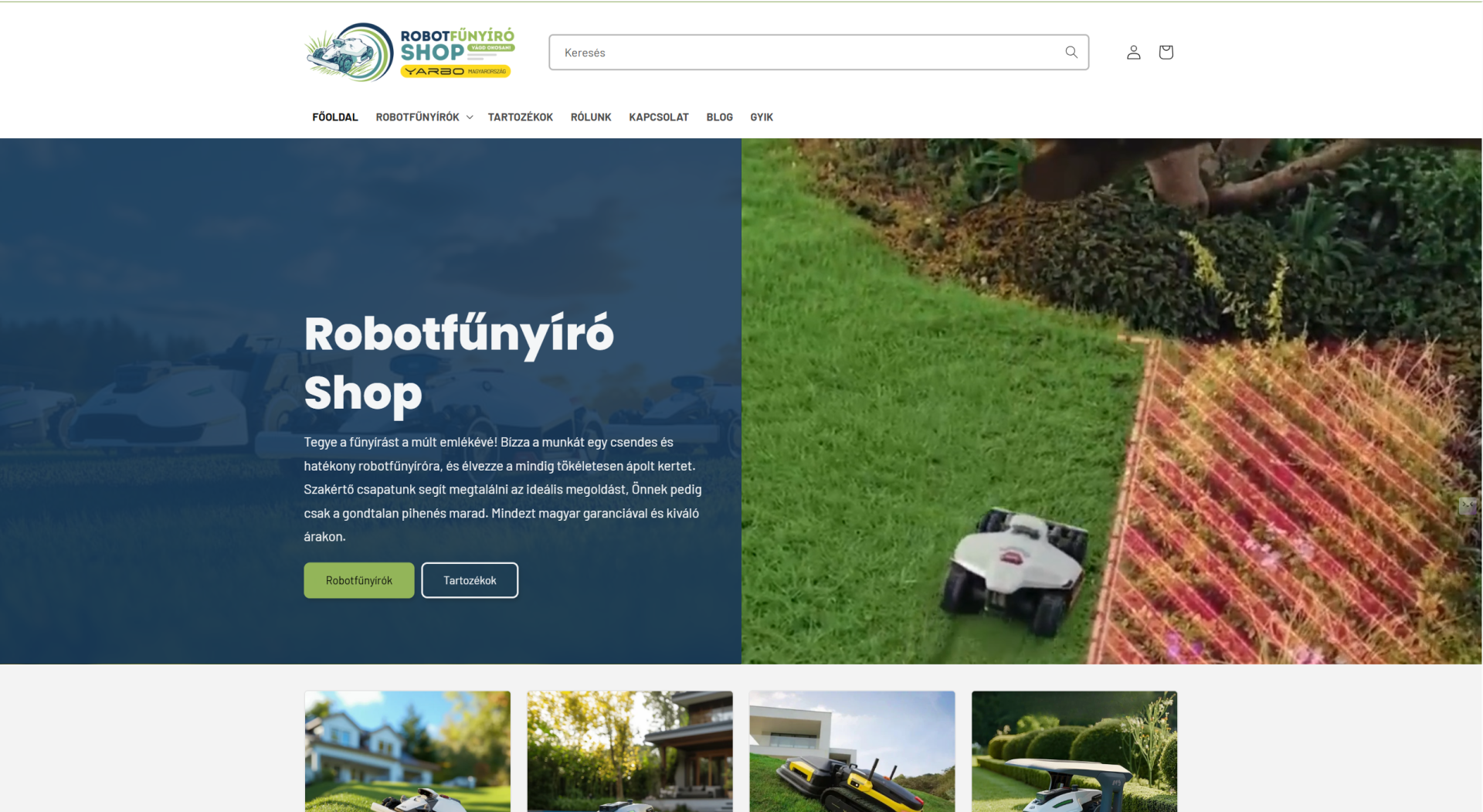 Robotfűnyíró Shop