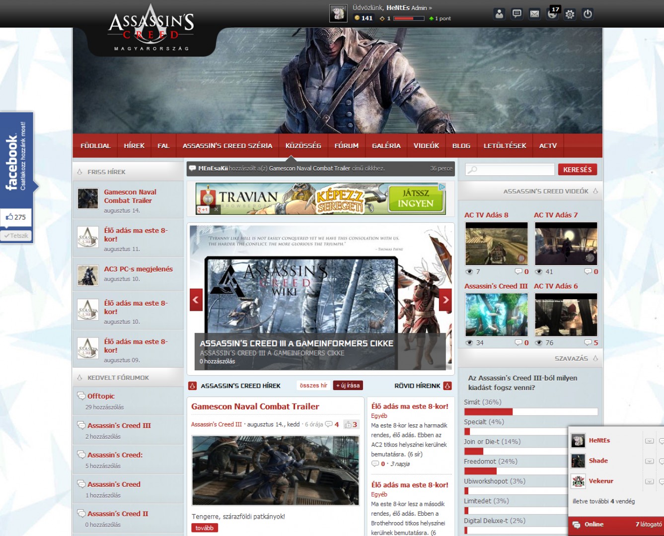 Assassin's Creed Magyarország