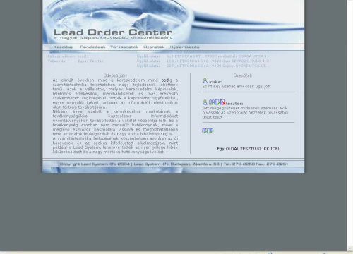 Lead Order Center