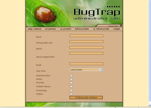 LeadSystem Bugtrap admin