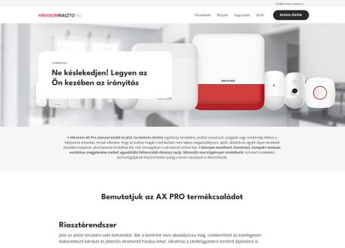 Hikvision riasztó
