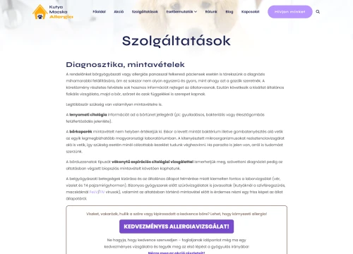 Kutya, macska allergia