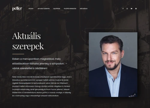 Peller Károly weboldala