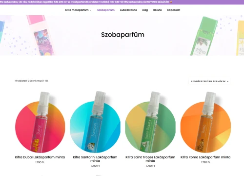 Mosóparfüm webshop