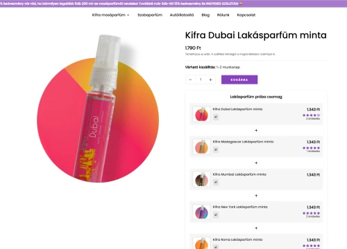 Mosóparfüm webshop