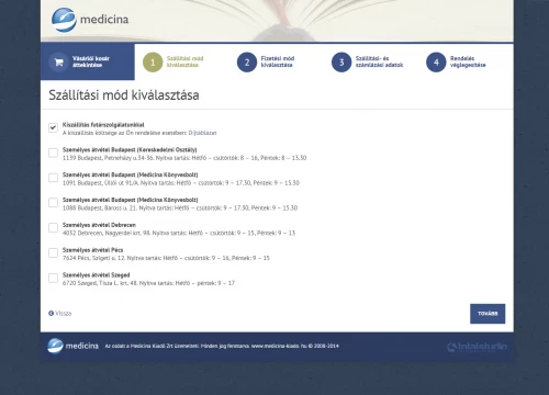 Medicina Webshop v2