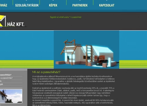 IM Ház Kft honlapja