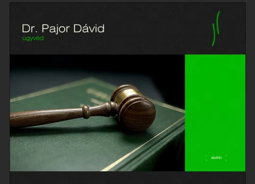 Dr. Pajor Dávid honlapja