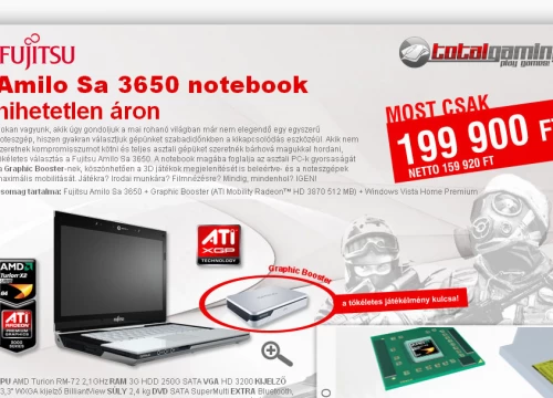 Fujitsu Amilo Minisite