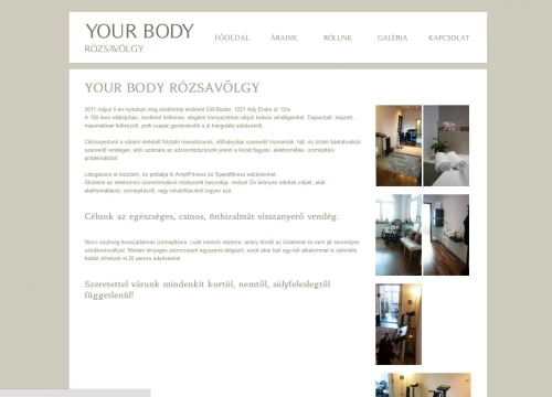 Your Body Rózsavölgy
