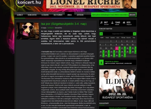 Koncert.hu v2
