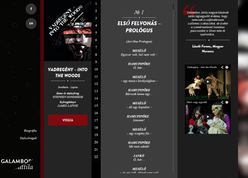 Galambos Attila honlapja