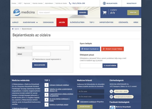 Medicina Webshop v2