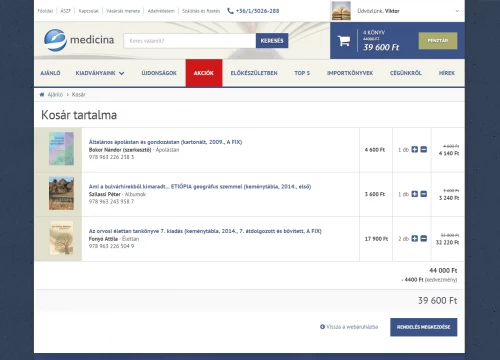 Medicina Webshop v2