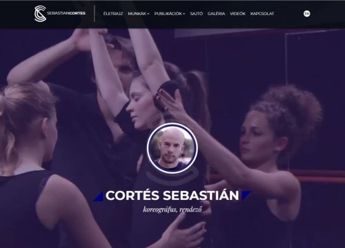 Cortés Sebastián honlapja