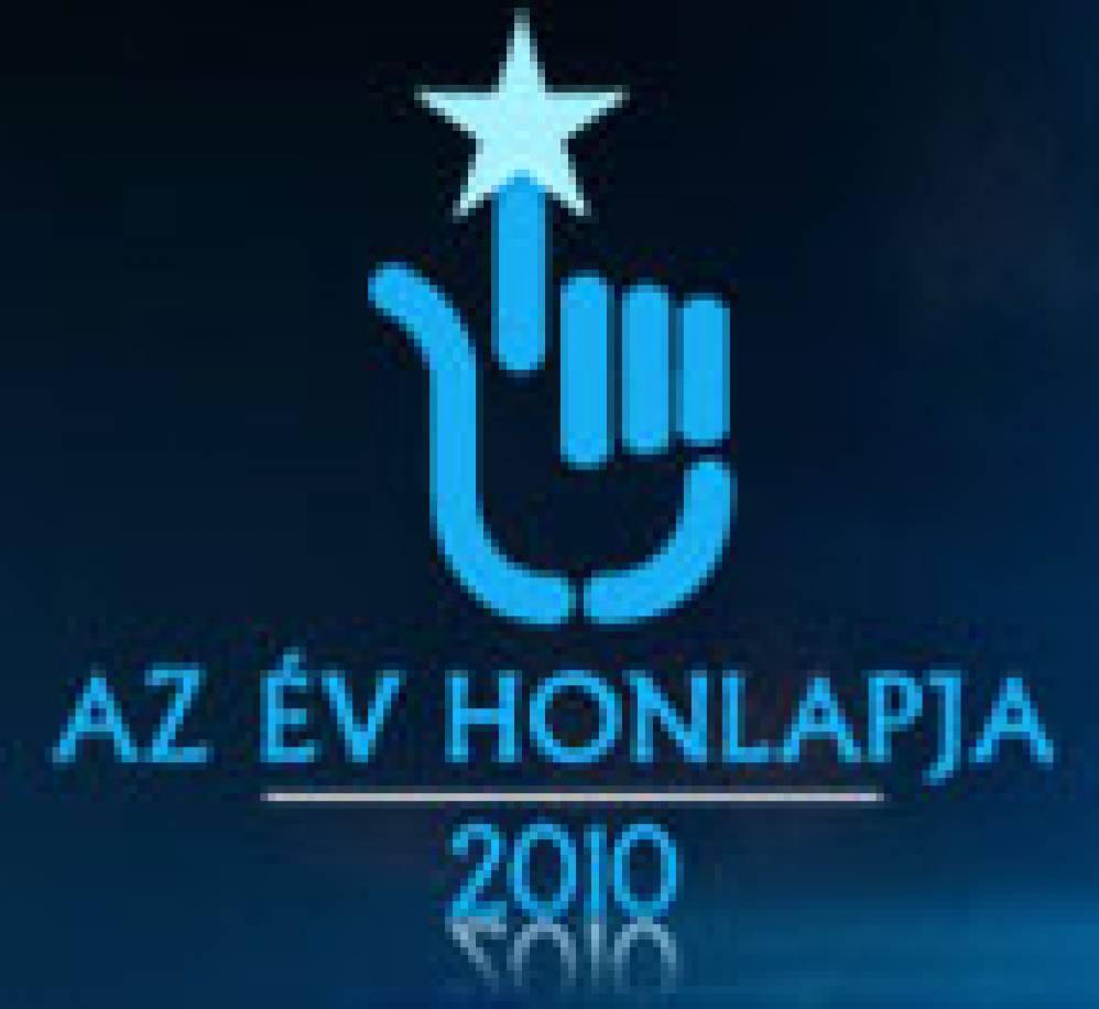 Év honlapja díjra jelölve