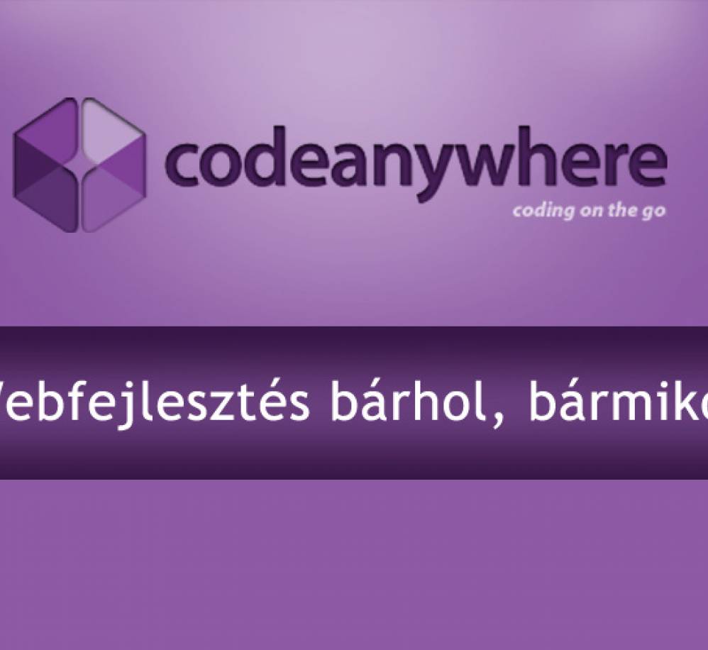 Webfejlesztés bárhol, bármikor