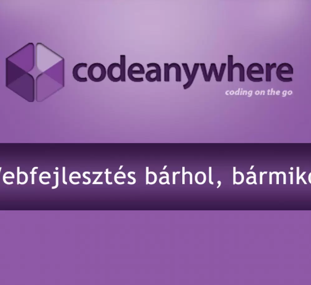 Webfejlesztés bárhol, bármikor