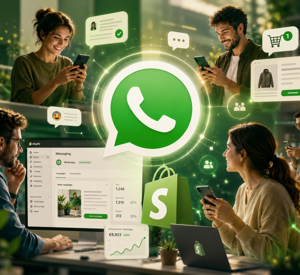 WhatsApp a Shopify admindban: a Meta üzenetküldője mostantól beépített marketingcsatorna – megéri egyáltalán itthon?