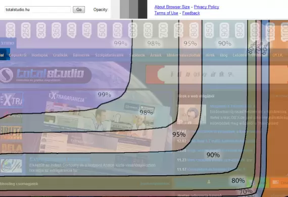 Itt a Google Browser Size