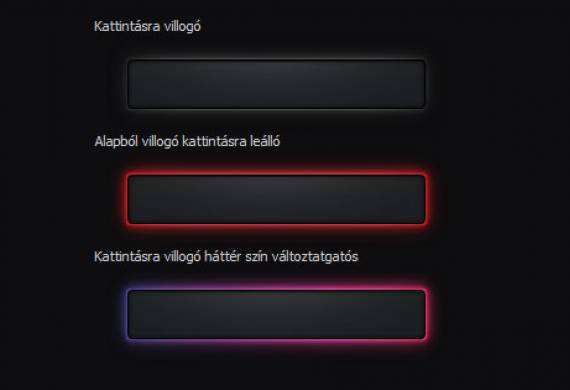 Effektes inputok, avagy csini formok