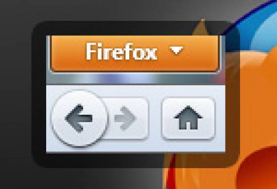 Firefox gomb fülek elé helyezése