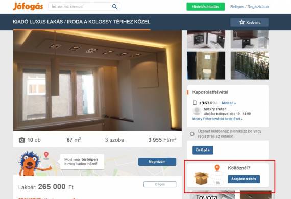 Jófogás a költözésben!